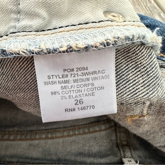 Re/Done-High Rise Ankle Crop Jeans (Size:26) - Picture 13 of 14